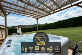 Maison 8 couchages avec jacuzzi a 4KM de Clermont, Proche Zenith d'Auvergne